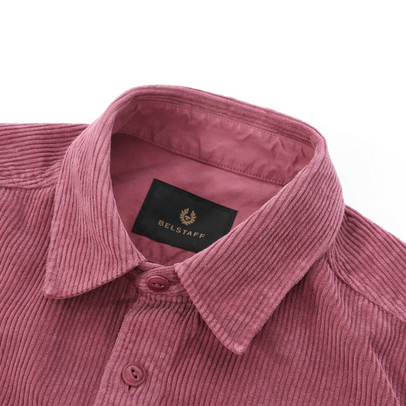 Belstaff Fallgate Shirt in Mulberry Collar