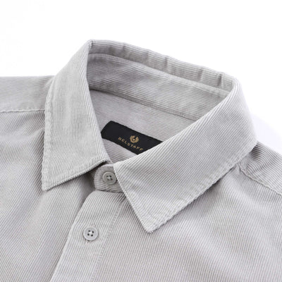 Belstaff Foundry Shirt in Chrome Grey Collar