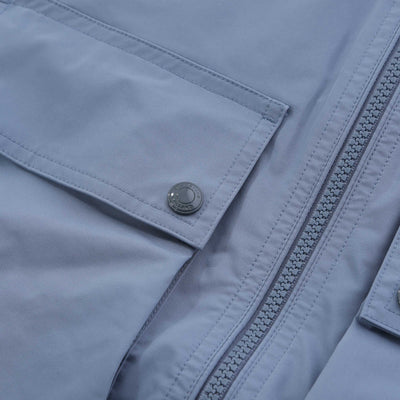 Belstaff Hedger Overshirt in Blue Flint Pocket