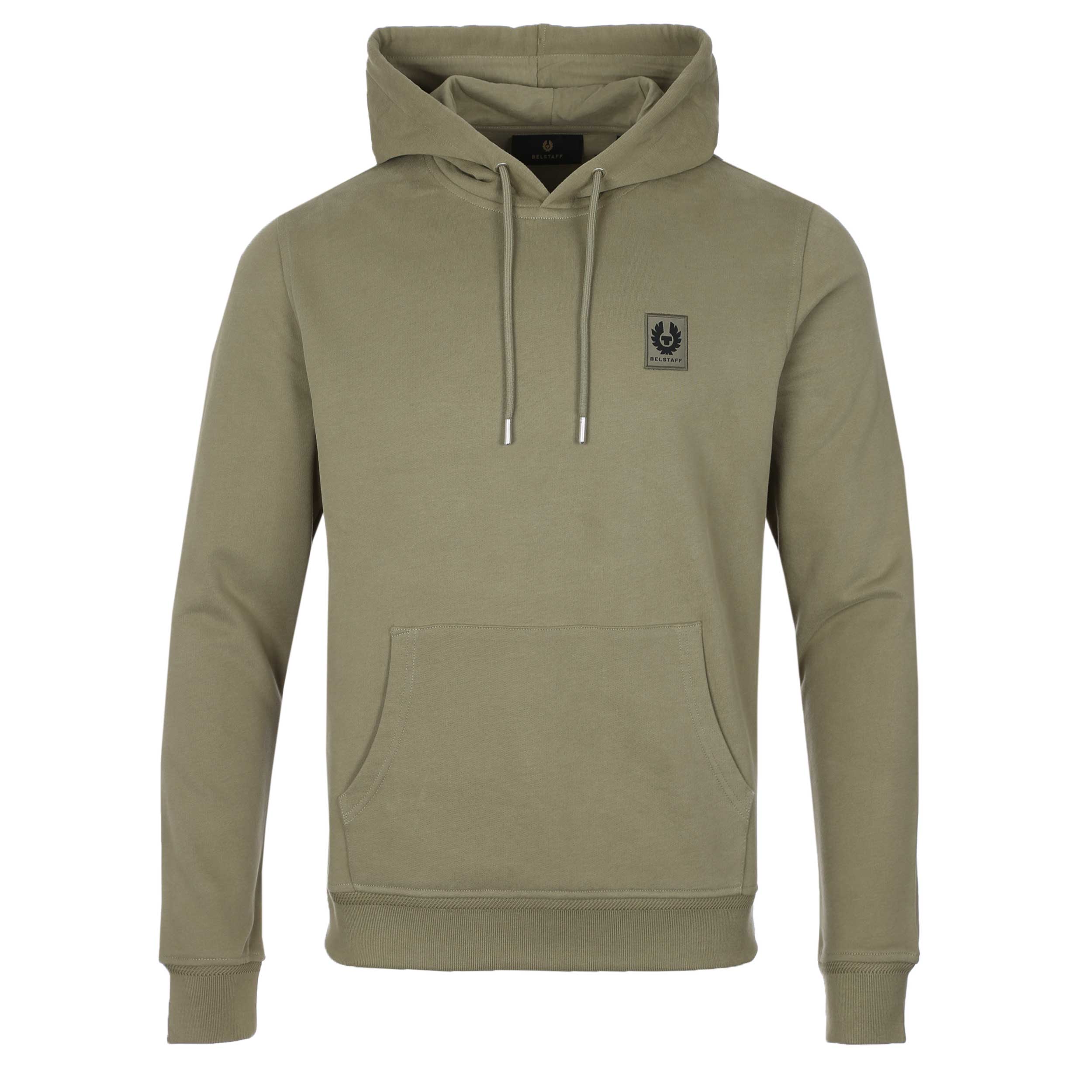 Belstaff Hoodie Sweat Top in Fatigue Green