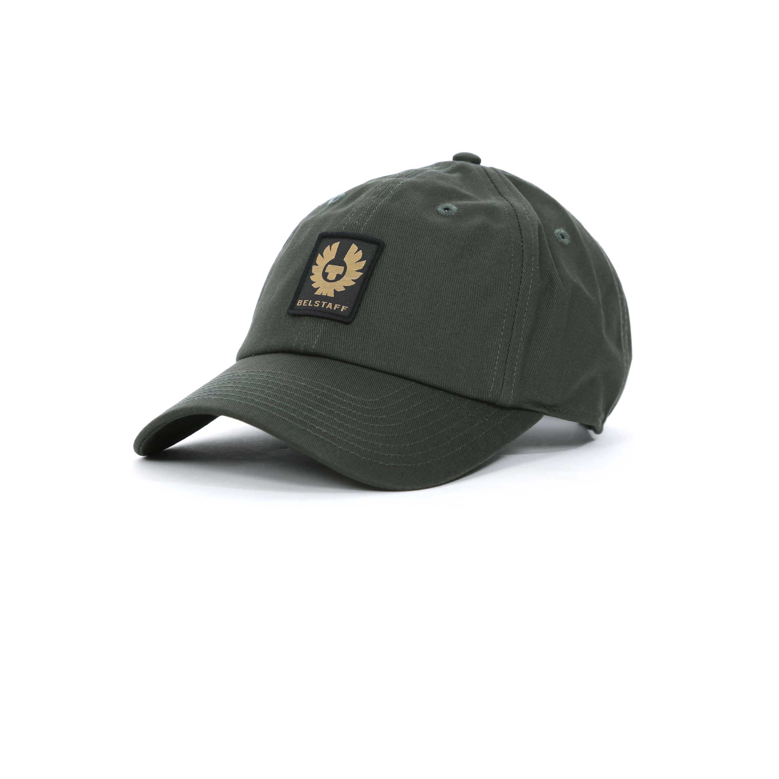 Belstaff Phoenix Logo Cap in Tile Green