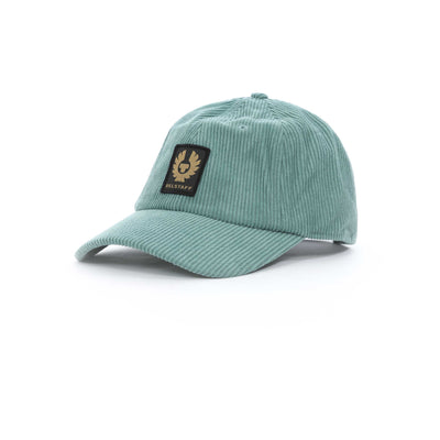 Belstaff Phoenix Patch Cap in Oil Blue Cord