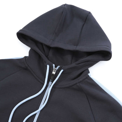 BOSS Tracksuit Set in Dark Blue Hood