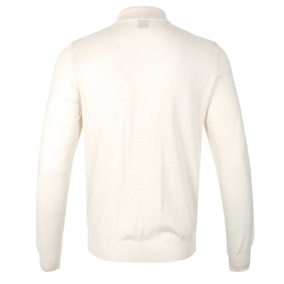 BOSS Bono L Knitwear in Open White back