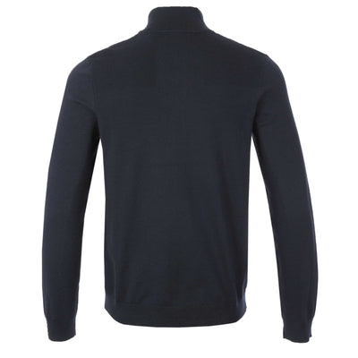 BOSS Momentum X QZ Knitwear in Dark Blue Back