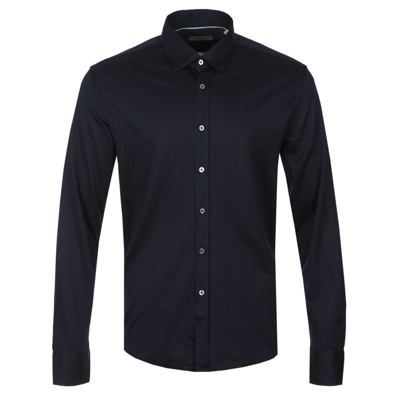 Canali Basic Stretch Shirt in Navy