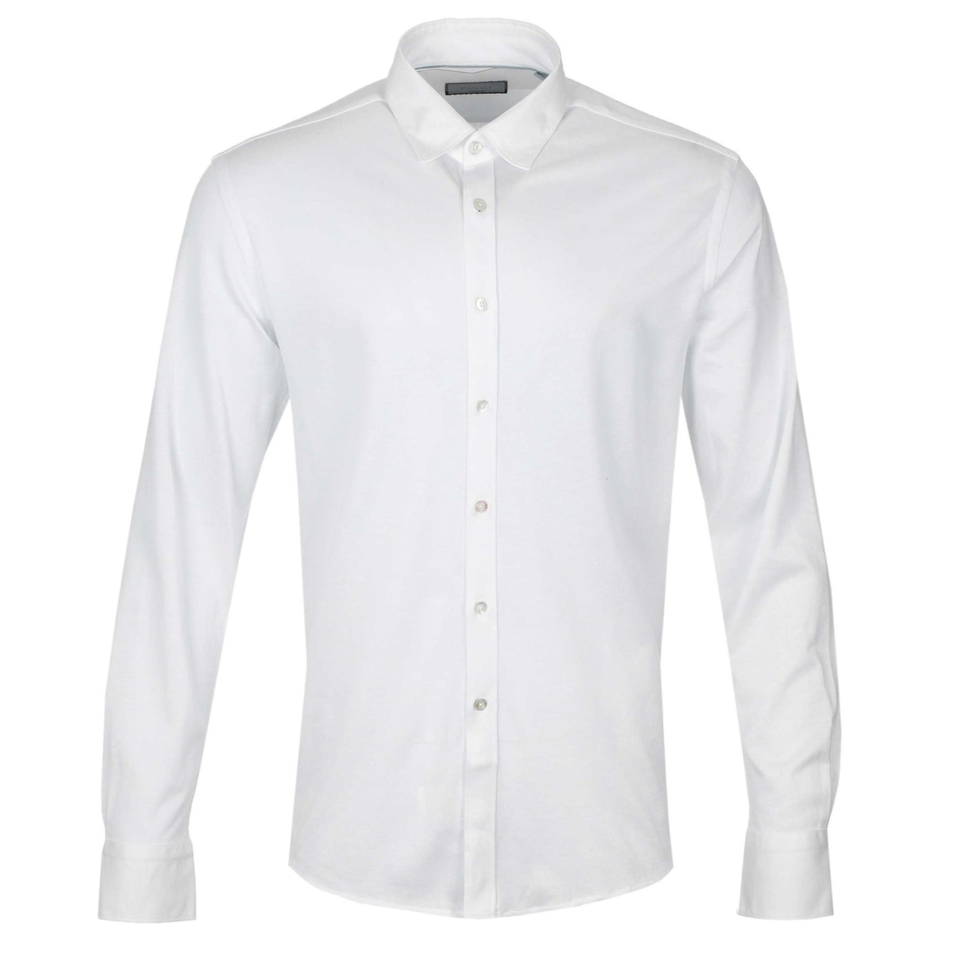 Canali Basic Stretch Shirt in White