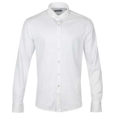 Canali Basic Stretch Shirt in White