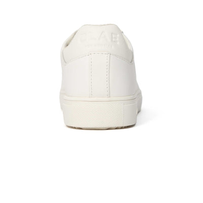 Clae Bradley Trainer in Triple Off White Heel