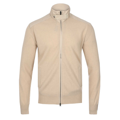 Herno Cardigan In Maglia Con Dettagli Knitwear in Chantilly