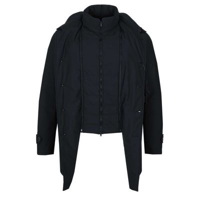 Herno Impermeabile Washington Jacket in Navy Open