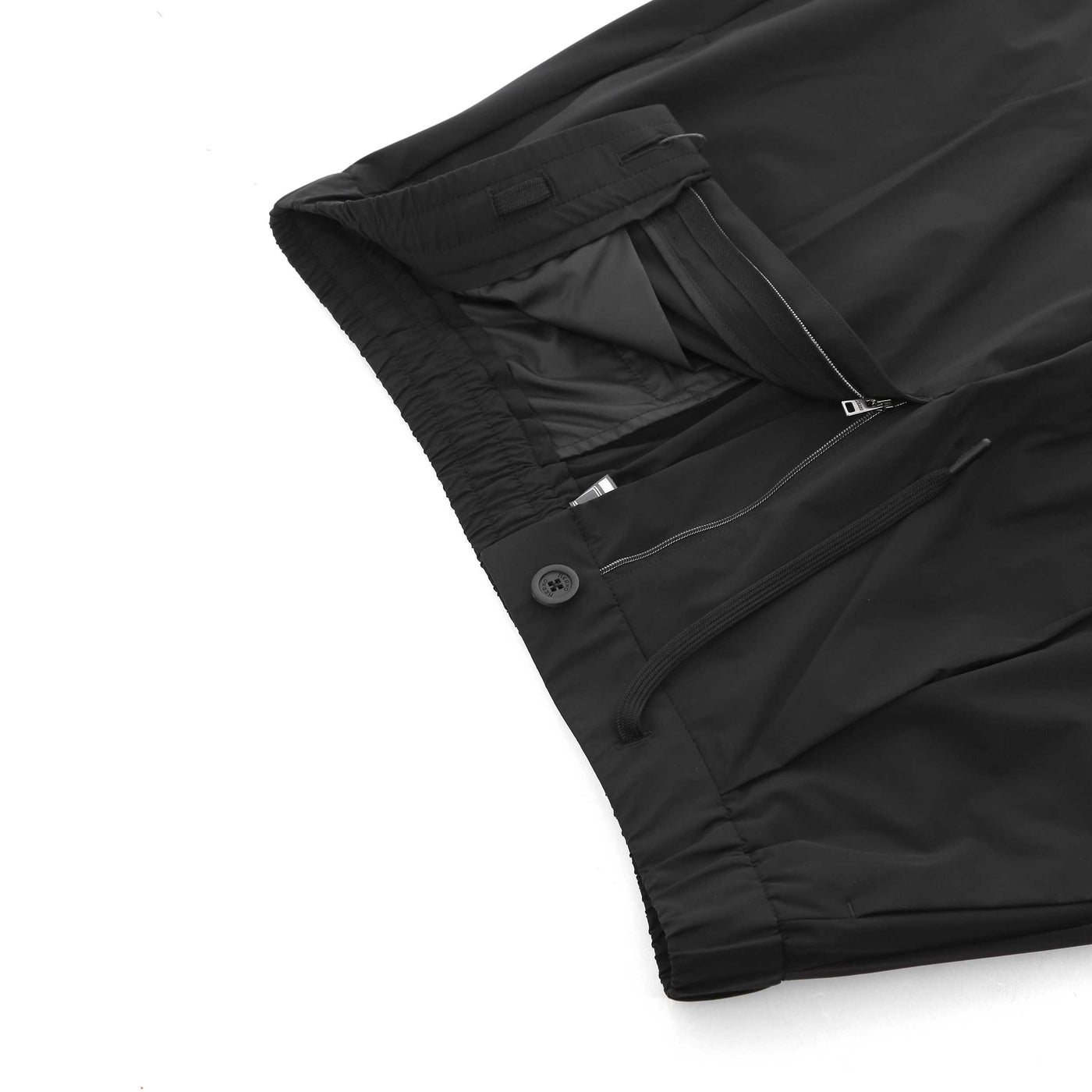 Herno Pantalone Nylon Maestro Trouser in Black Fly