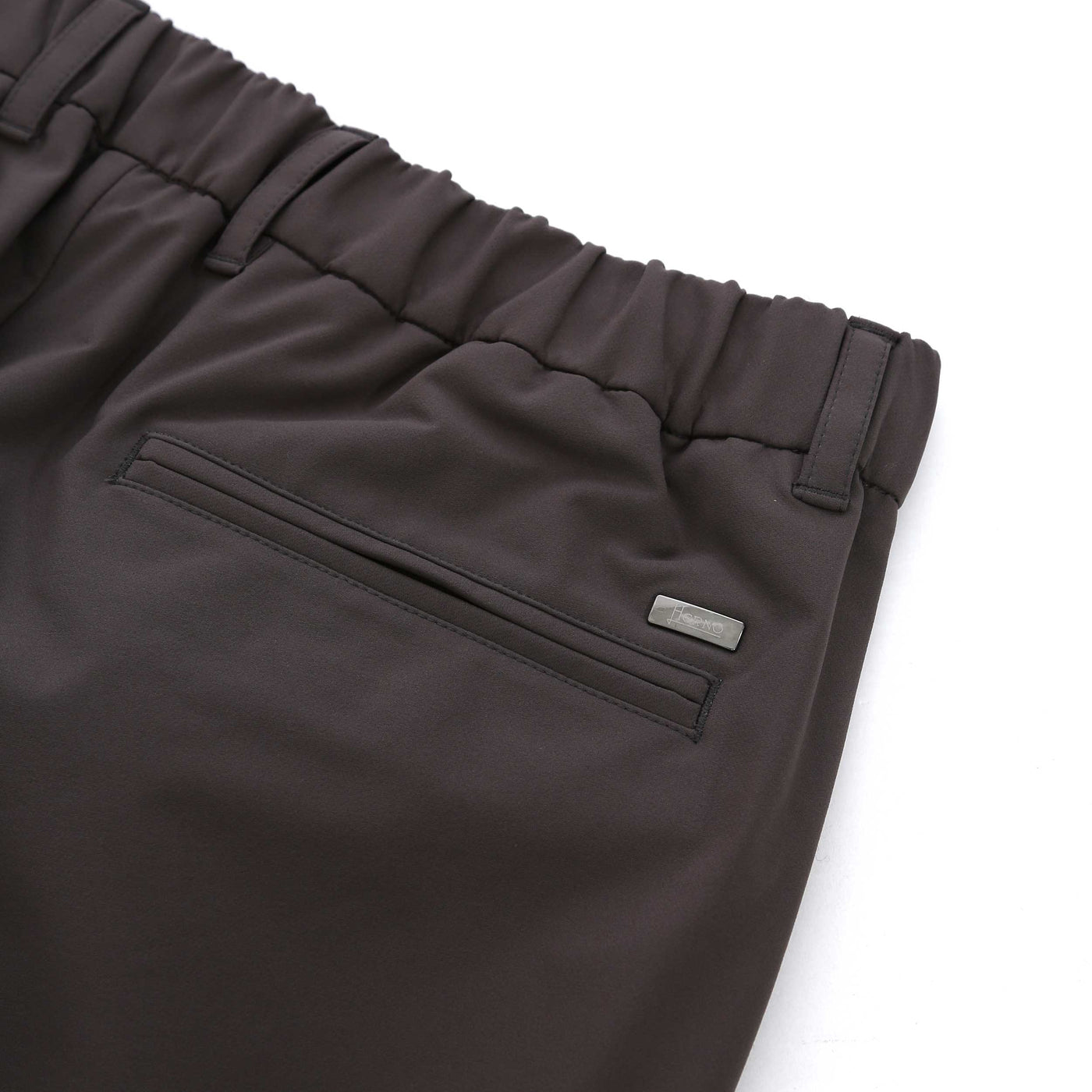 Herno Pantalone Regular Fit Trouser in Grey Logo