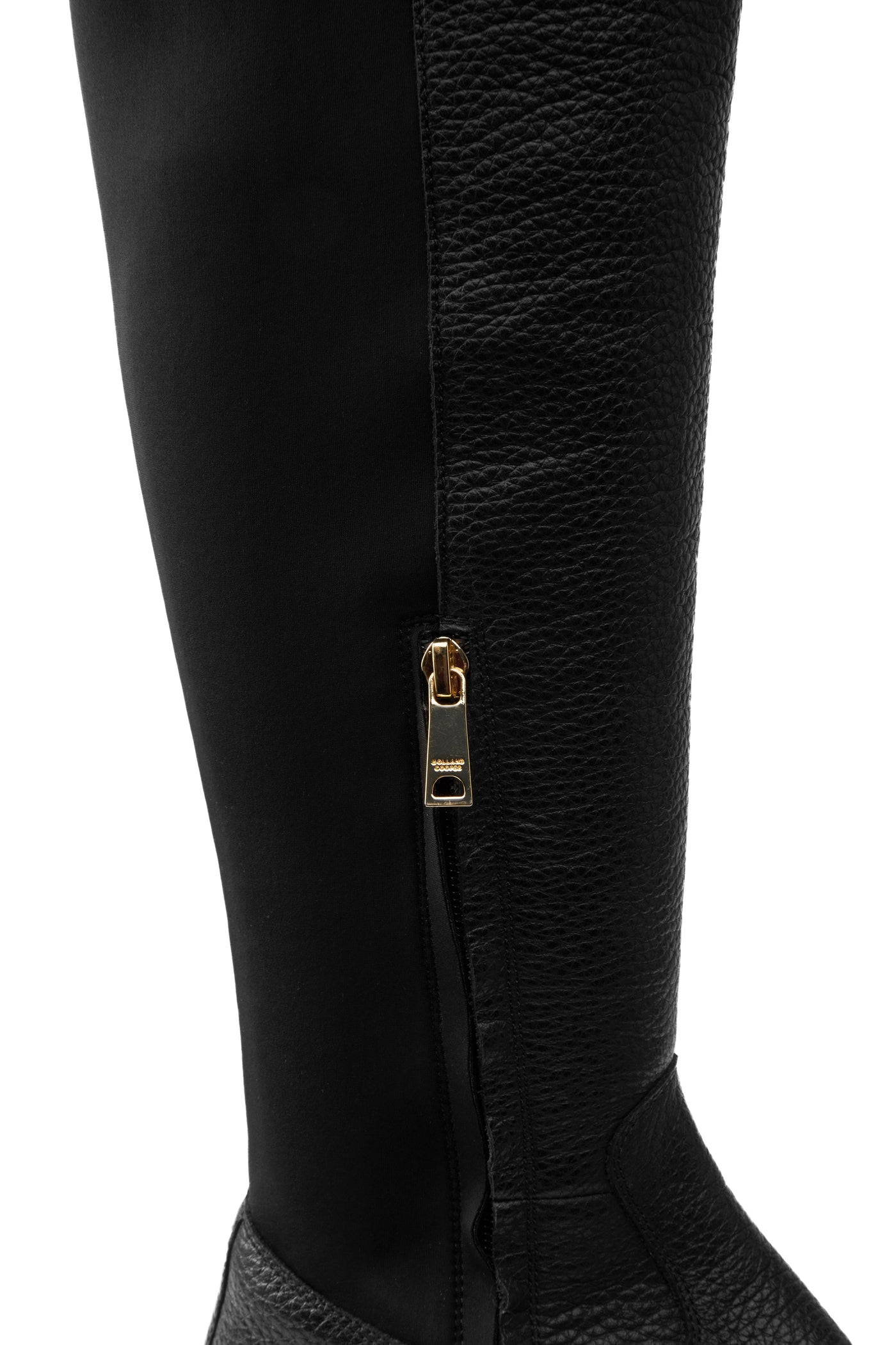 Holland Cooper Albany Chunky Boot in Black Zip