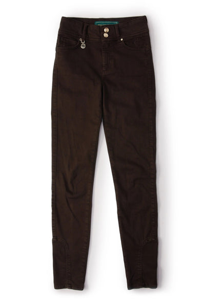 Holland Cooper Jodhpur Ladies Jean in Chocolate Front