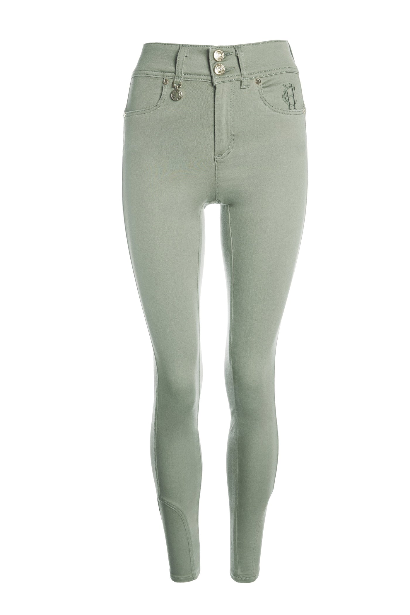 Holland Cooper Jodhpur Ladies Jean in Sage Front