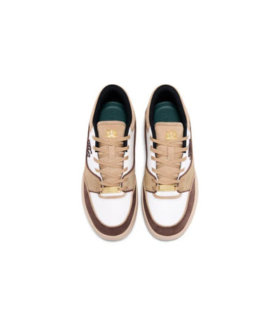 Holland Cooper Retro Ladies Trainer in Taupe Tan Nude Birdseye