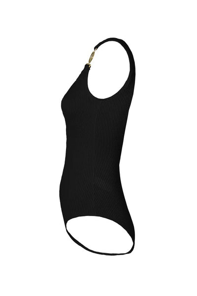 Holland Cooper Swimsuit in Black Side