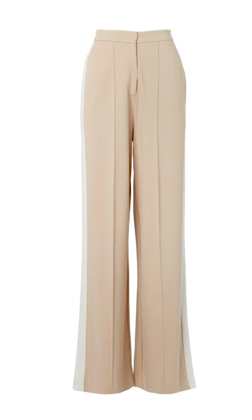 Holland Cooper Wide Leg Pant in Camel Ghost