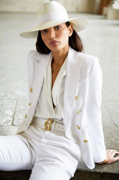 Holland Cooper Jessica Hat in White 3