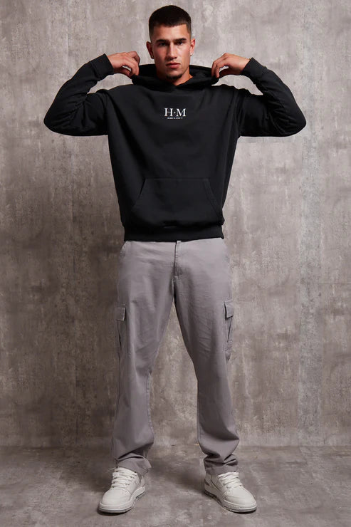 House Of Man The Coordinate Hoodie in Black