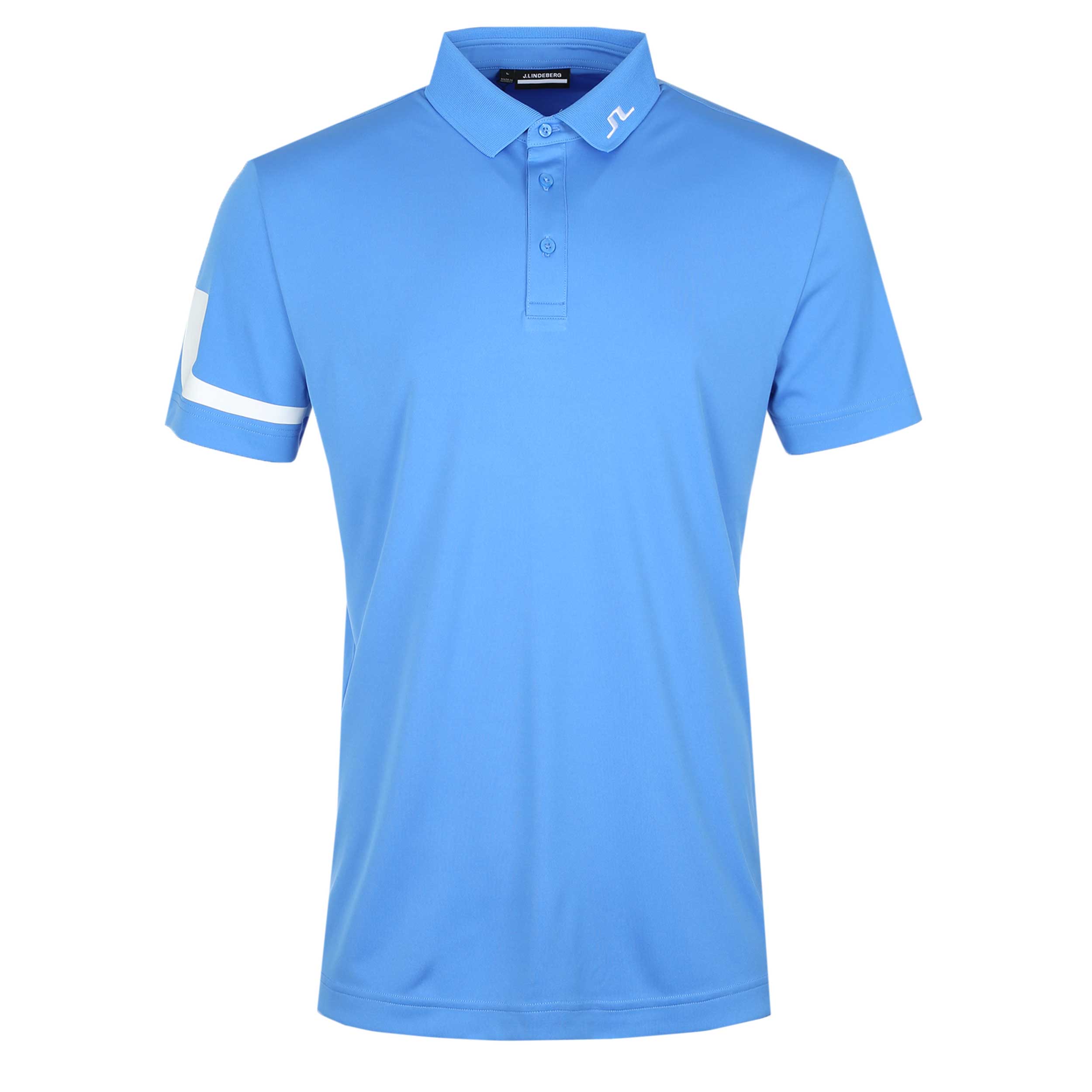 J.Lindeberg Heath Polo Shirt in Sonic Blue