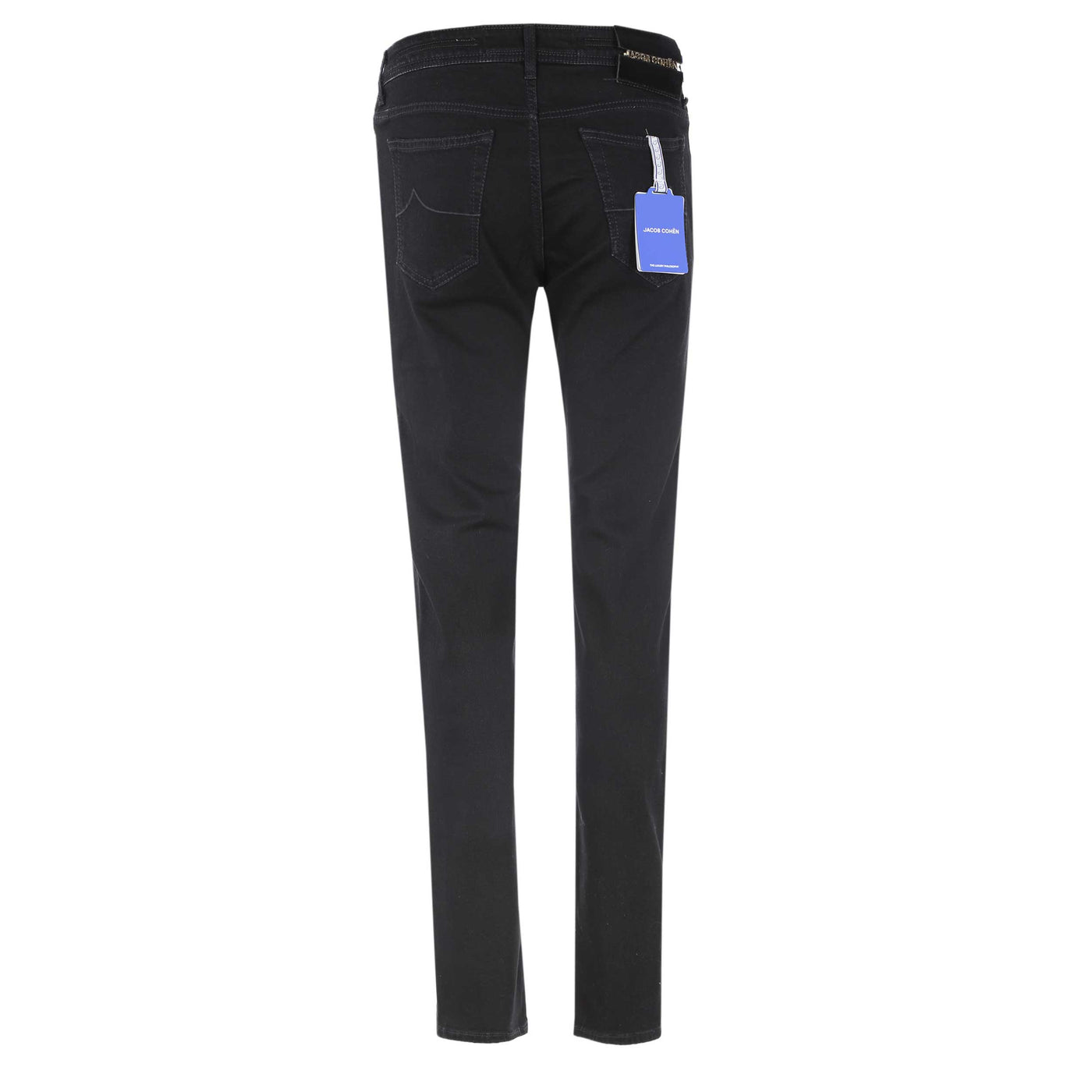 Jacob Cohen Bard Zip Jean in Black Back