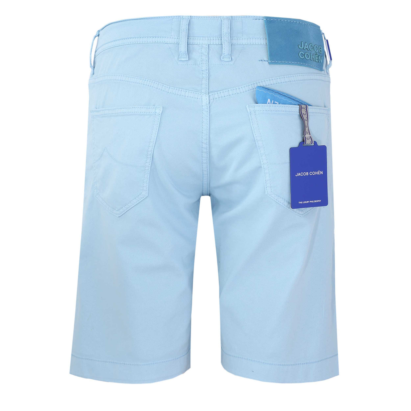 Jacob Cohen Nicholas Short in Sky Blue Back