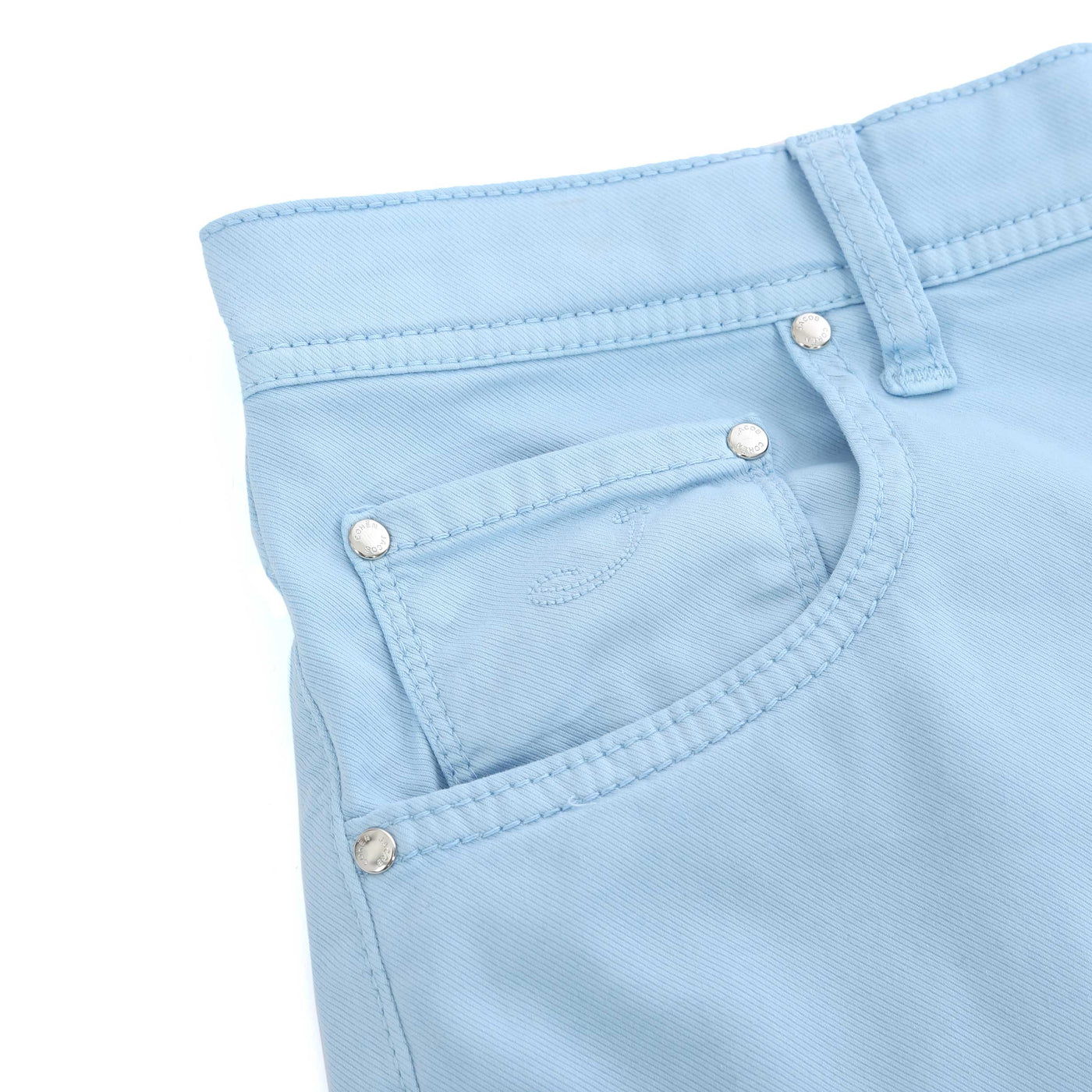 Jacob Cohen Nicholas Short in Sky Blue Pocket