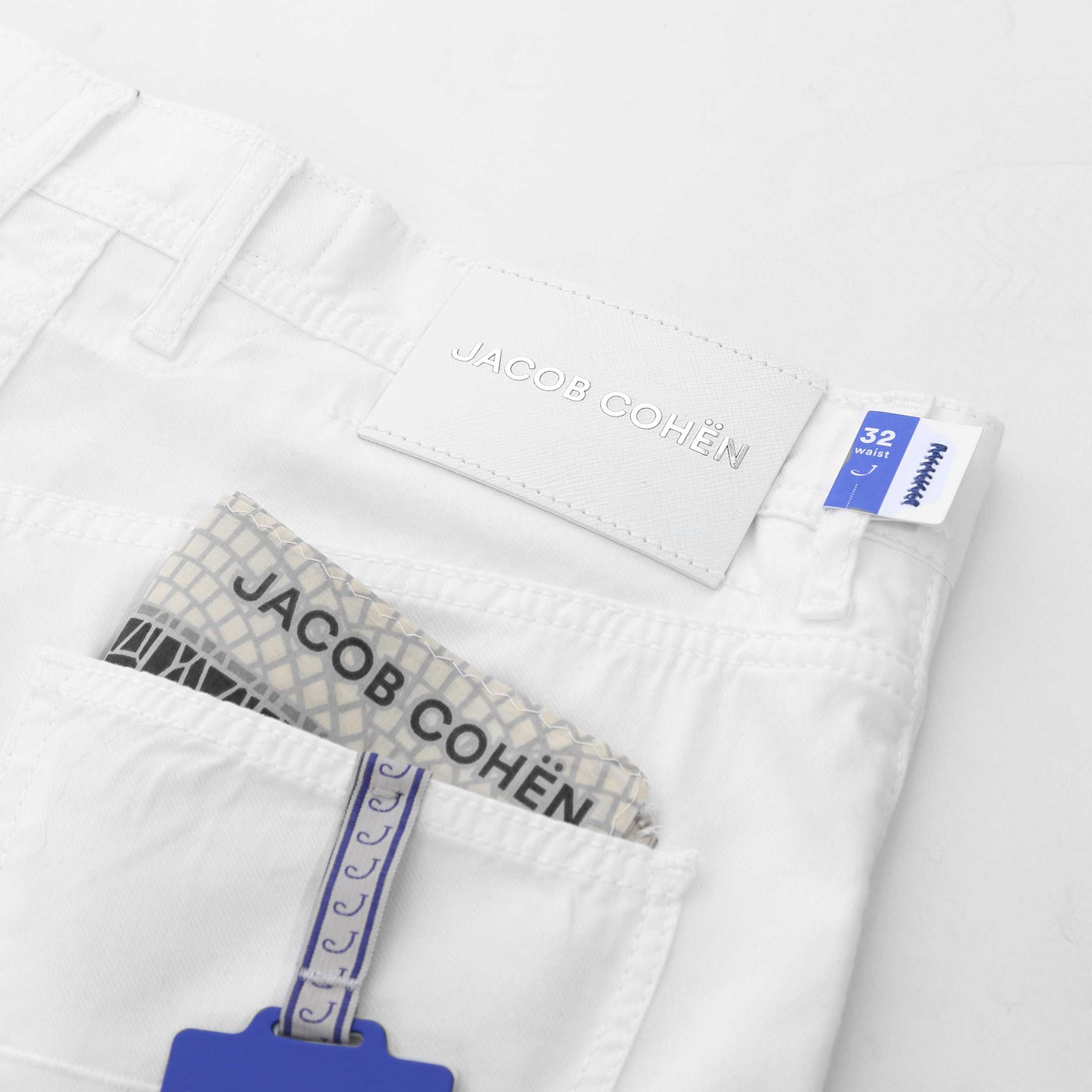 Jacob Cohen Nicholas Short in White Pocket