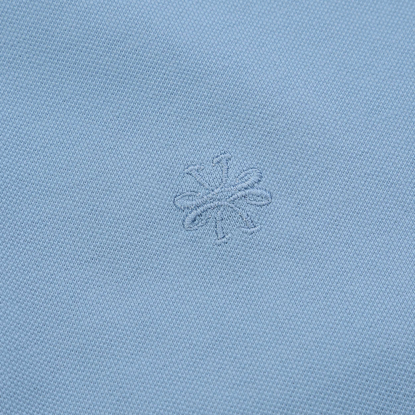 Jacob Cohen Tipped Polo Shirt in Sky Blue Logo