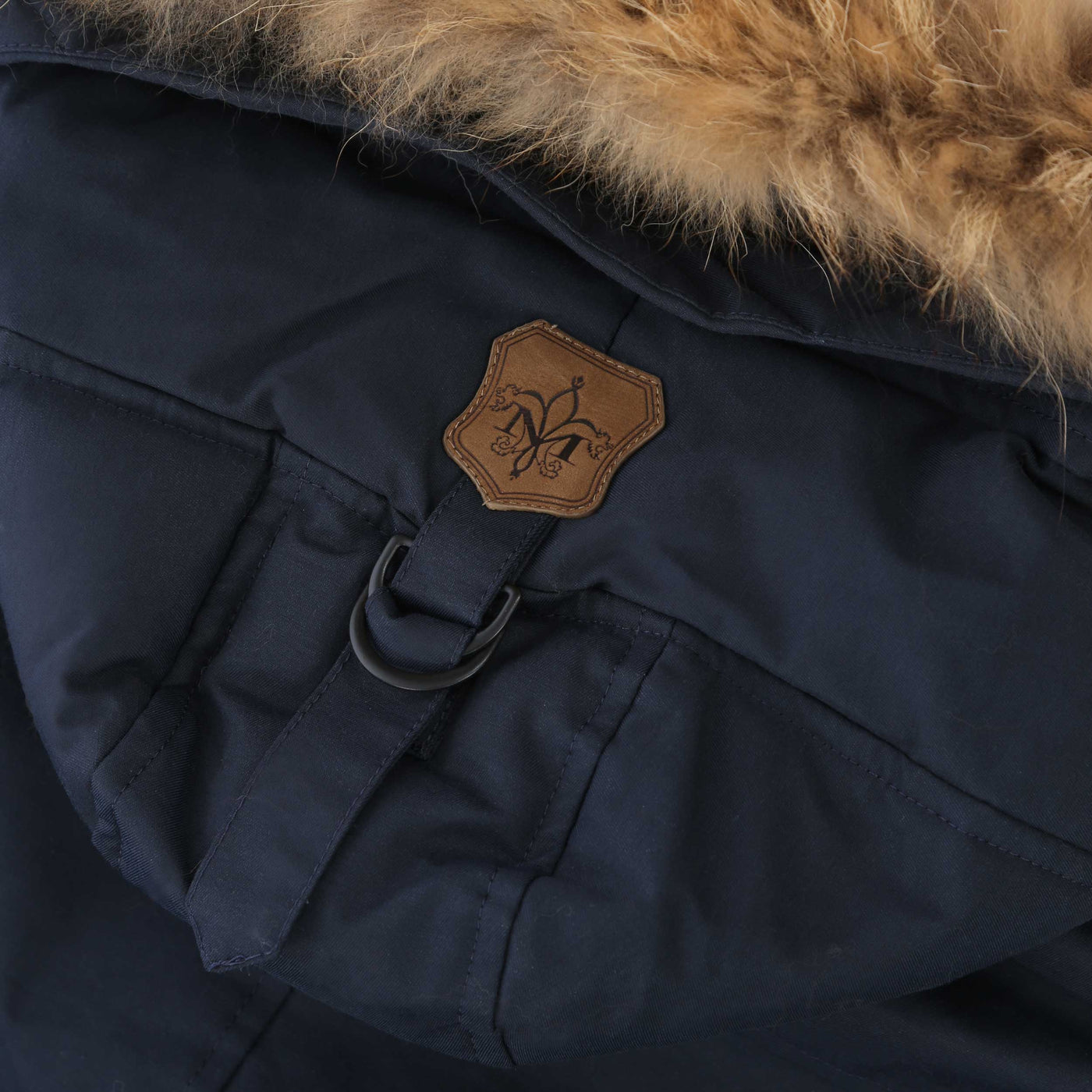 Mackage Jo T Kids Jacket in Navy Hood Logo