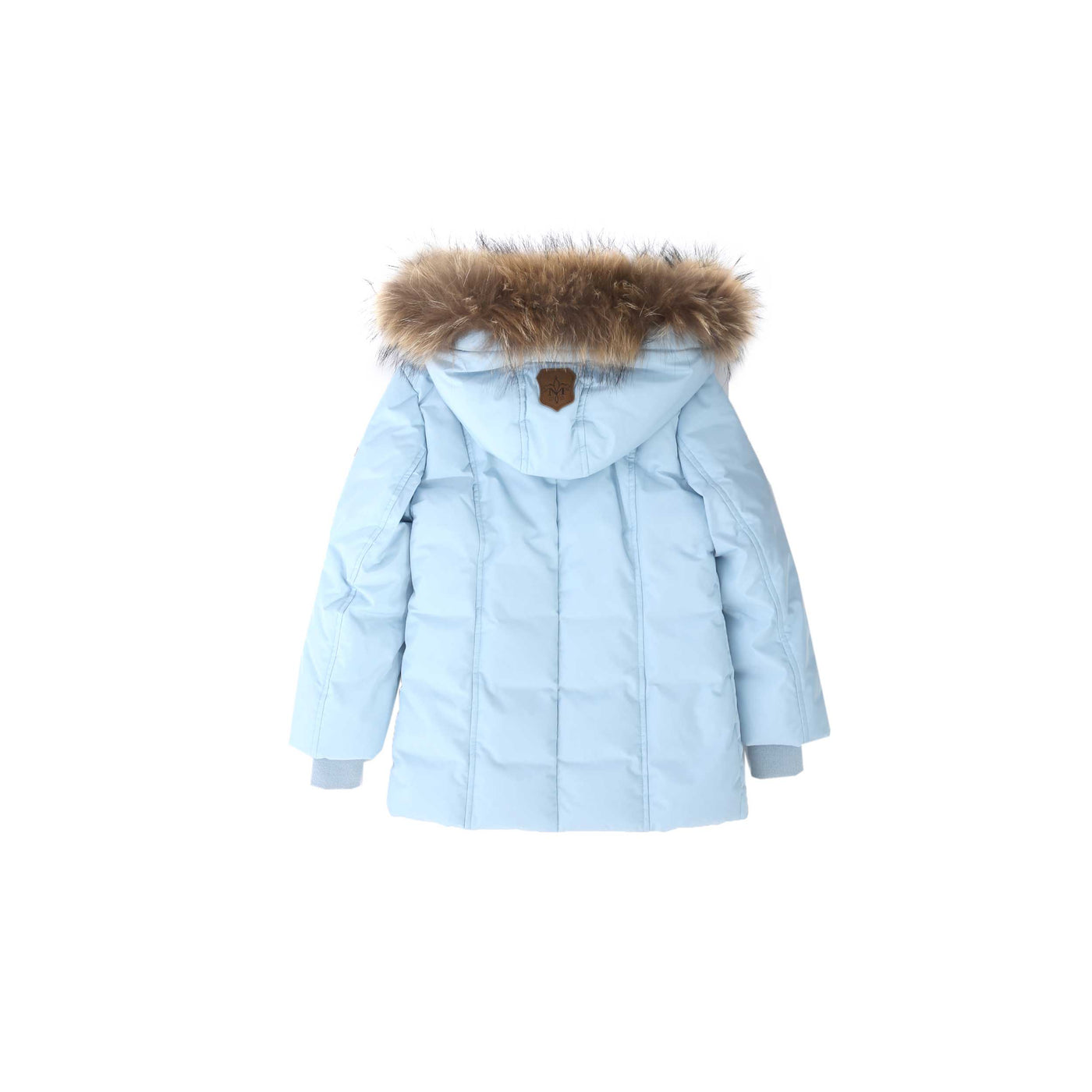 Mackage LeeLee FR Kids Jacket in Icey Blue Back