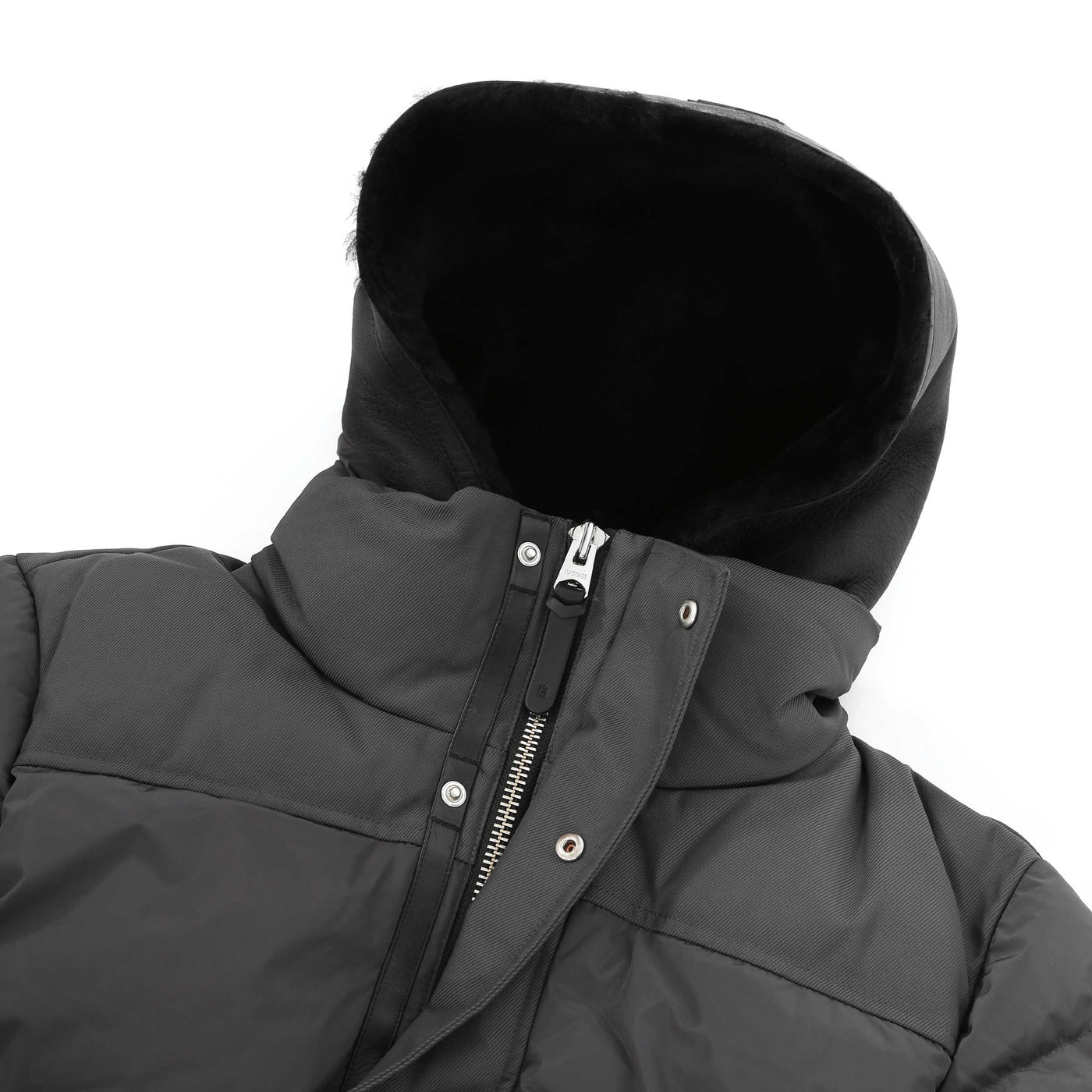 Mackage Riley Jacket in Carbon Hood Up