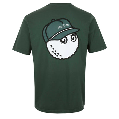 Malbon Bermuda Baldwin T-Shirt in Forest Green Back
