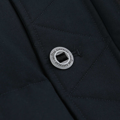 Moose Knuckles 3Q Jacket in Navy & Black Fur Button
