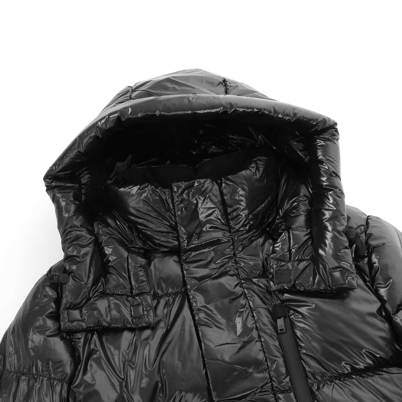 Moose Knuckles Adams Peak Jacket in Black Hood