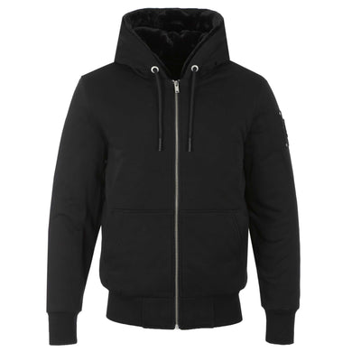 Moose Knuckles Classic Bunny Hoody Sweat in Black