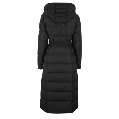 Moose Knuckles Cloud Long Ladies Parka Jacket in Black Back