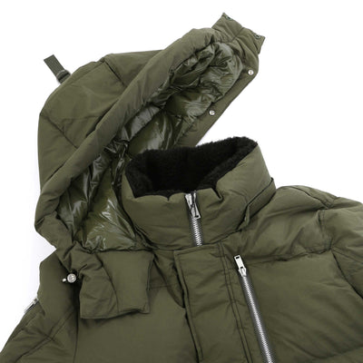 Moose Knuckles Everest 3Q Puffer Jacket in Moss Hood Detached