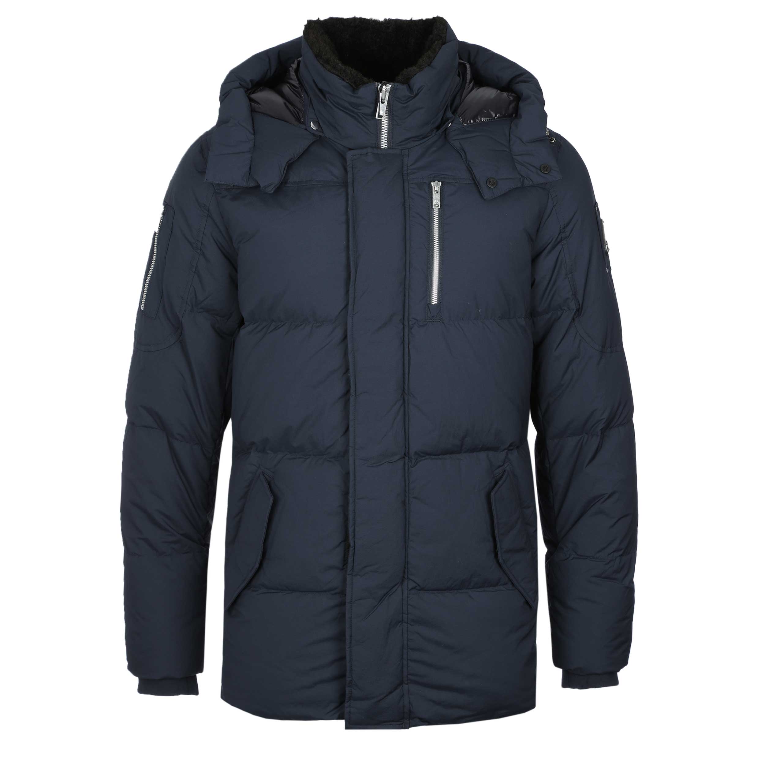 Moose Knuckles Everest 3Q Puffer Jacket in Navy