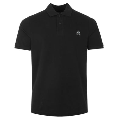 Moose Knuckles Everett Polo Shirt in Black