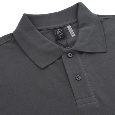 Moose Knuckles Everett Polo Shirt in Cement Collar