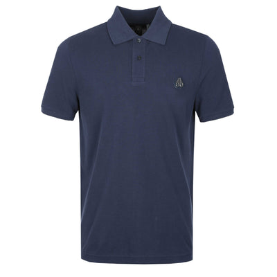 Moose Knuckles Everett Polo Shirt in Navy