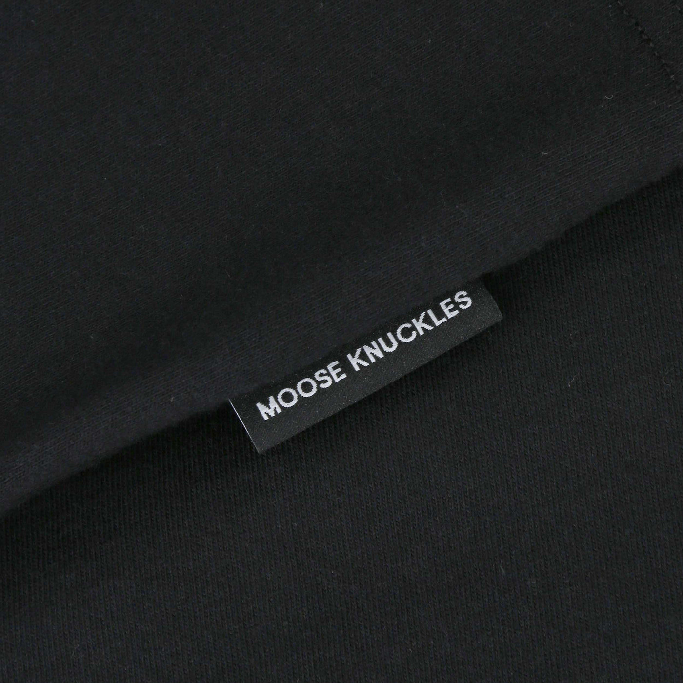 Moose Knuckles Finchley T-Shirt in Black Logo Tab