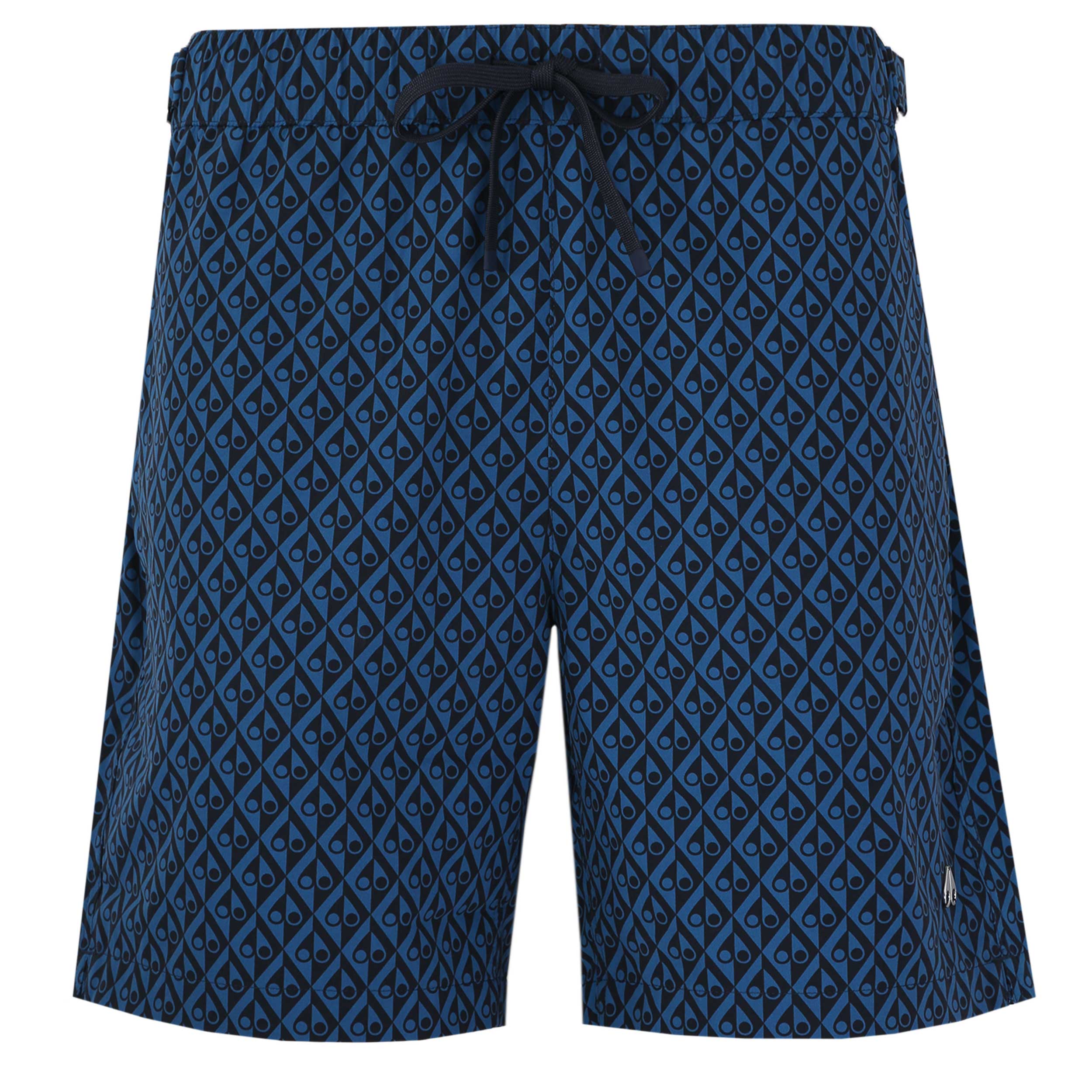 Moose Knuckles Hide And Swim Short in Navy Marina