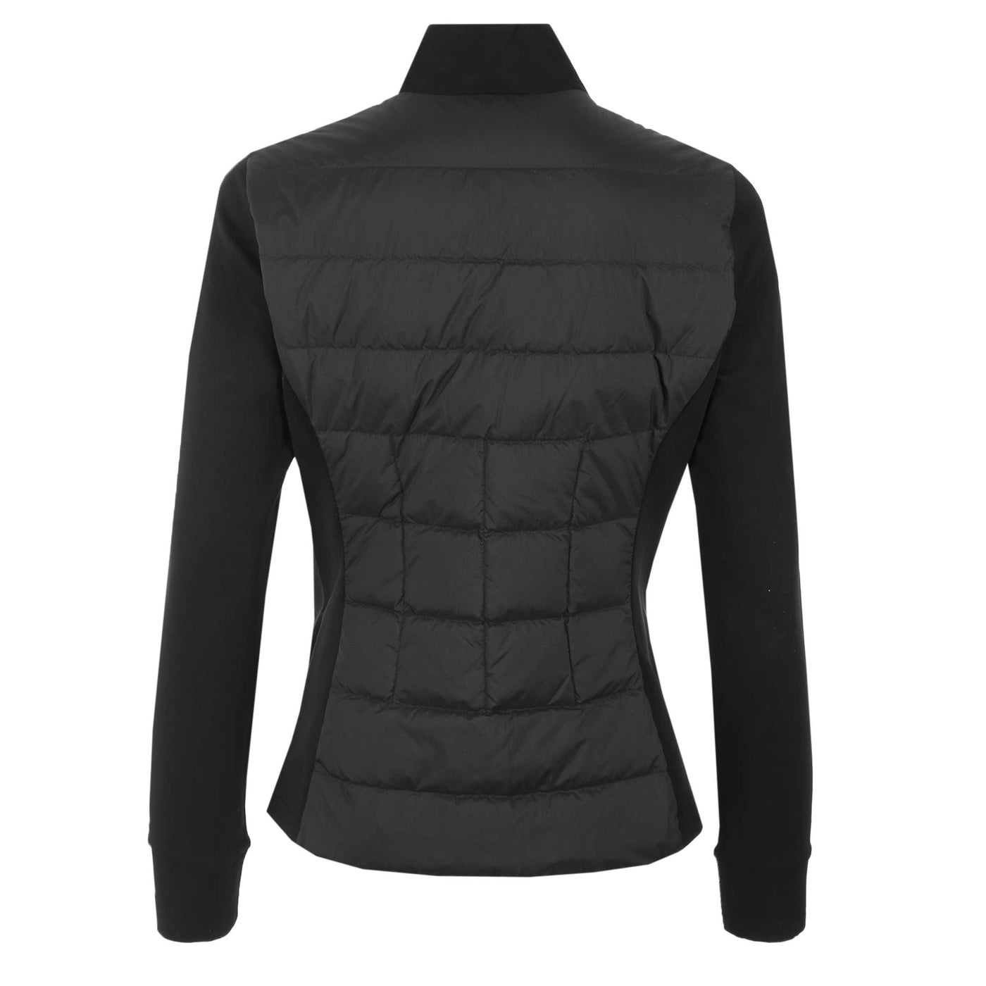 Moose Knuckles Naomi Hybrid Ladies Jacket in Black Back