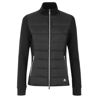 Moose Knuckles Naomi Hybrid Ladies Jacket in Black