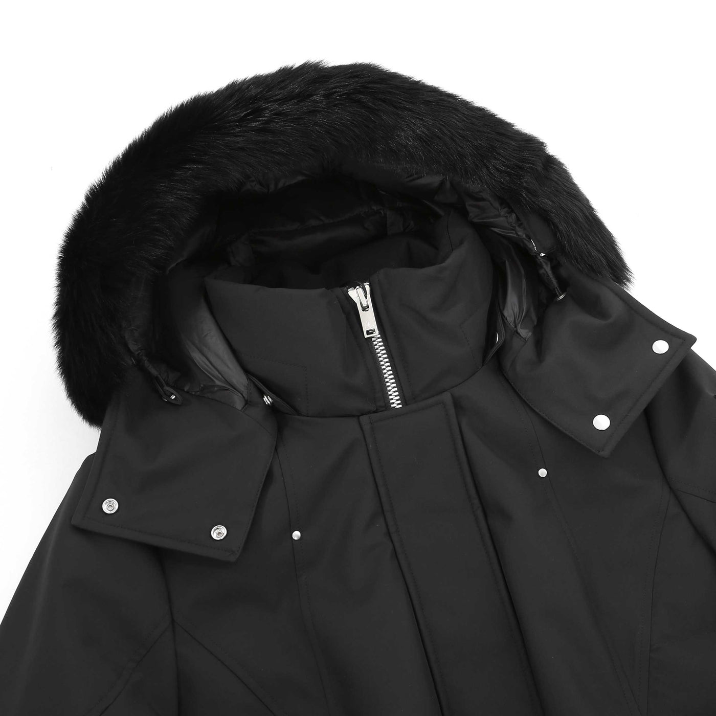 Moose Knuckles W Cloud Ladies Parka SH Jacket in Black Hood