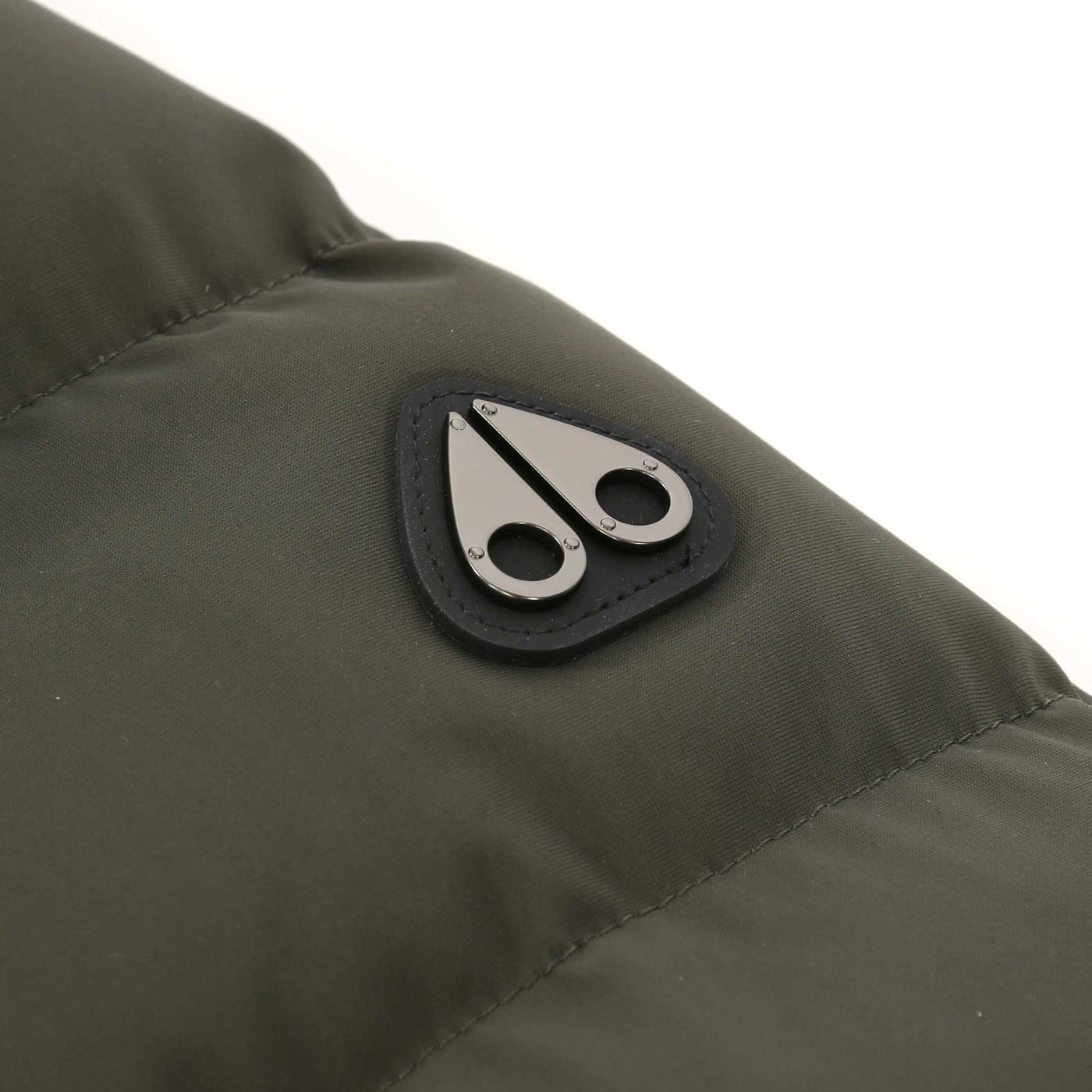 Moose Knuckles Watershed 3 Parka SH Ladies Jacket in Dark Olive Logo
